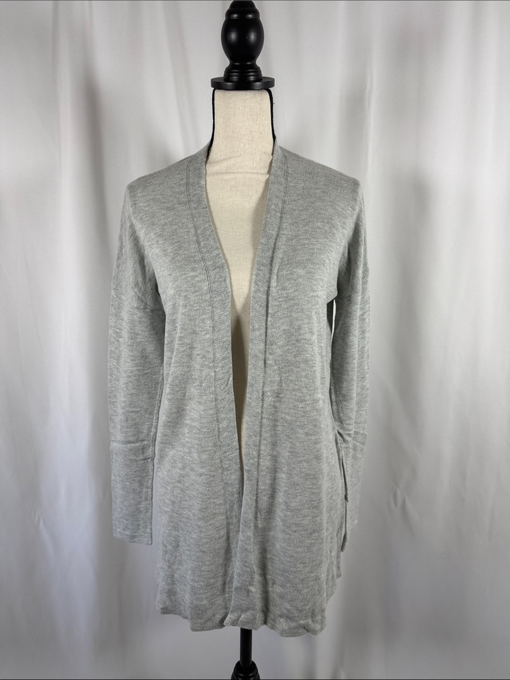GAP Factory Light Gray Open-Front Cardigan